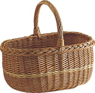 Panier lucette en osier Buff