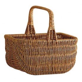 Panier Tosca en osier Buff - L 40 cm