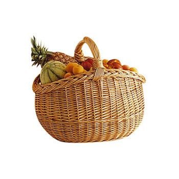 AUBRY GASPARD Aubry Gaspard 2110 Panier en Osier Buff 44 x 32 x 26,36 cm code EAN 3238920000245 