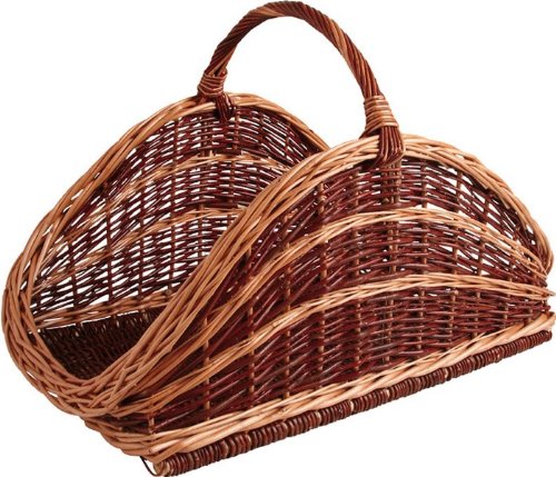 Aubry Gaspard AG1370 Panier Bûche Osier Brut/Bu...