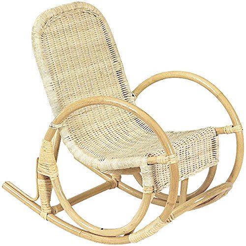 Rocking-chair enfant en rotin
