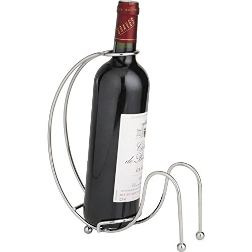 Panier Verseur de Vin Chromé rond