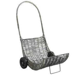 Aubry Gaspard AG1840 Chariot à Bûche Osier Gris...