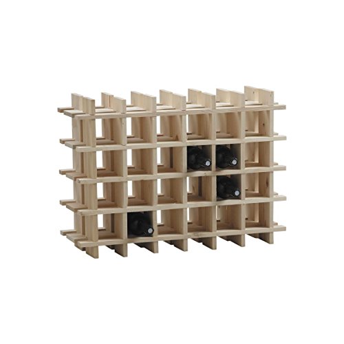 Casier à vin en bois 24 bouteilles 71,5x22x51cm
