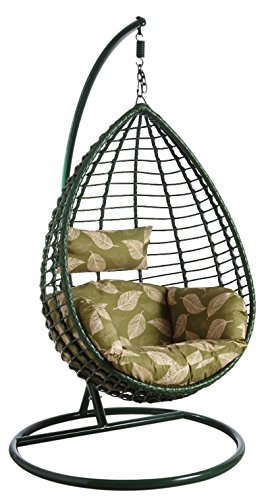 AUBRY GASPARD Mba 1210 c balancelle verte réglable avec coussin code EAN 3238920762259 