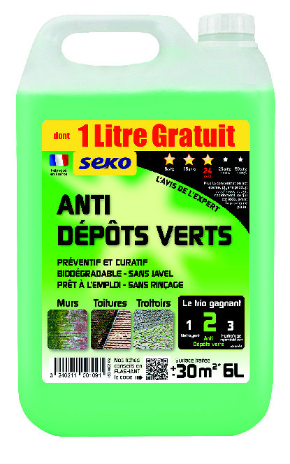  ANTI DÉPÔTS VERTS code EAN 3240211001077 