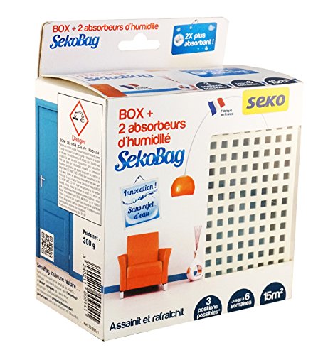 Box sekobag x2 déshumidificateur d'air avec 2 a...