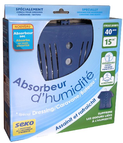Seko Dressing 2 absorbeurs + 1 recharge de 300 g sec absence de rejet d'eau code EAN 3240211801073 