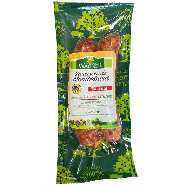 SAUCISSE DE MONTBÉLIARD IGP x2
