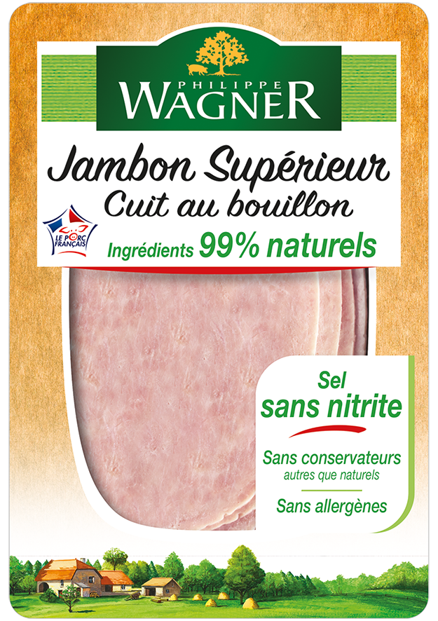 JAMBON SUPÉRIEUR cuit au bouillon
