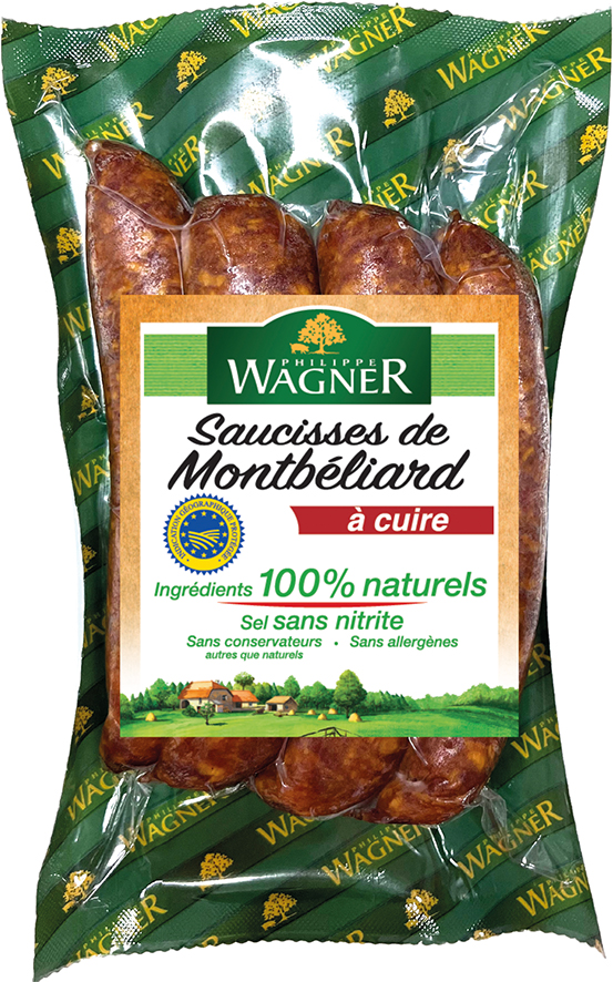 SAUCISSEs DE MONTBéLIARD à cuire IGP