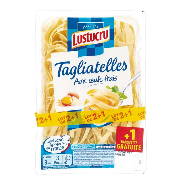 TAGLIATELLES AUX ŒUFS FRAIS lustucru