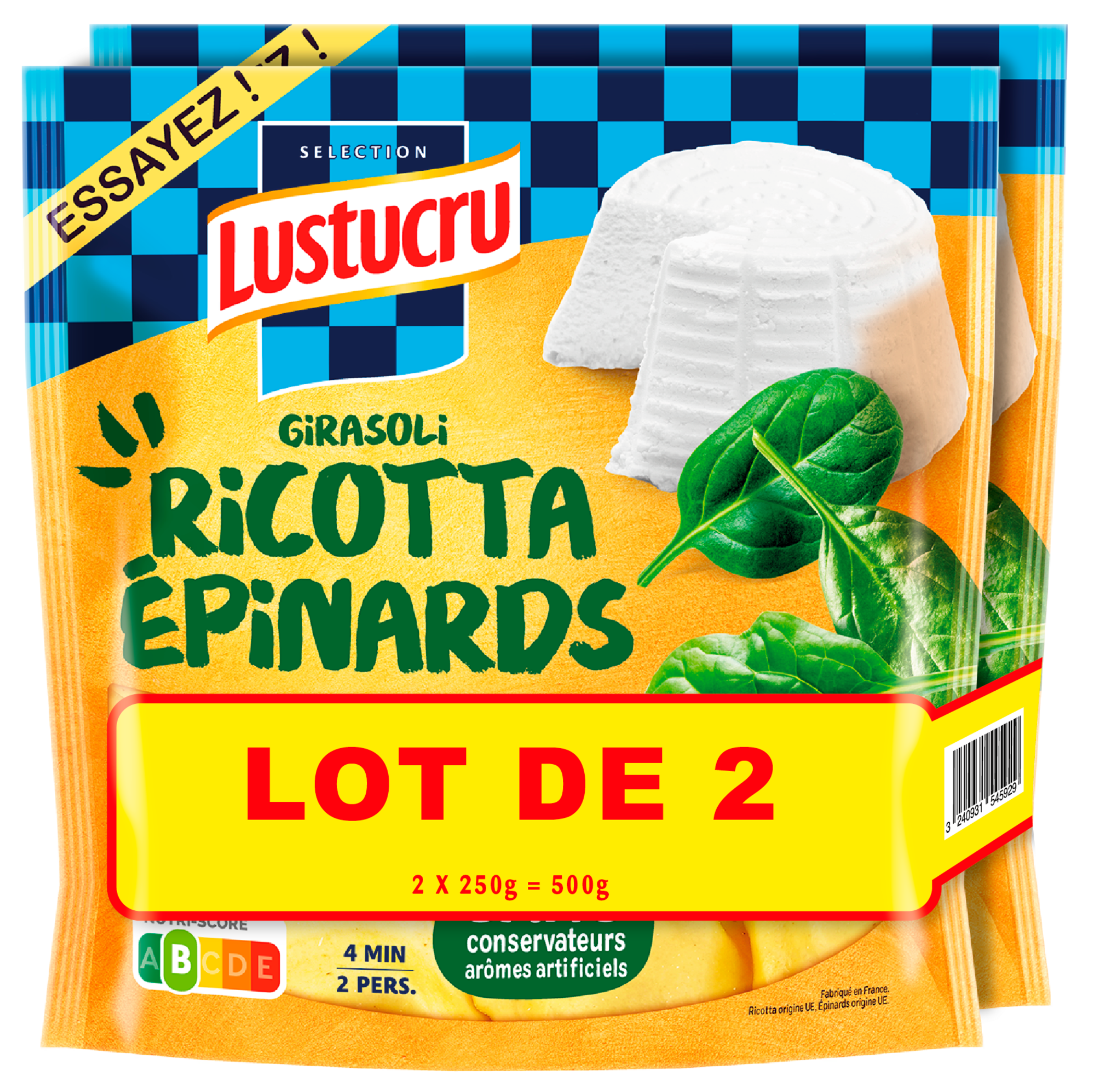 Girasoli Ricotta Epinards