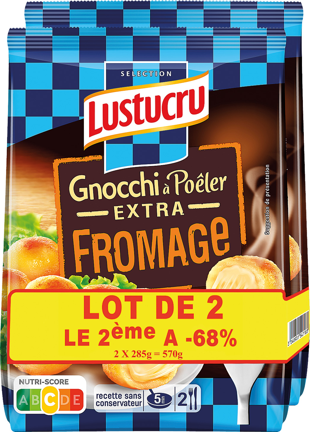  GNOCCHI A POELER LUSTUCRU code EAN 3240931546520 