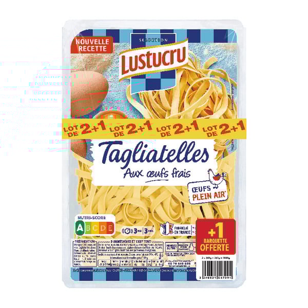  Tagliatelles Lustucru code EAN 3240931547114 