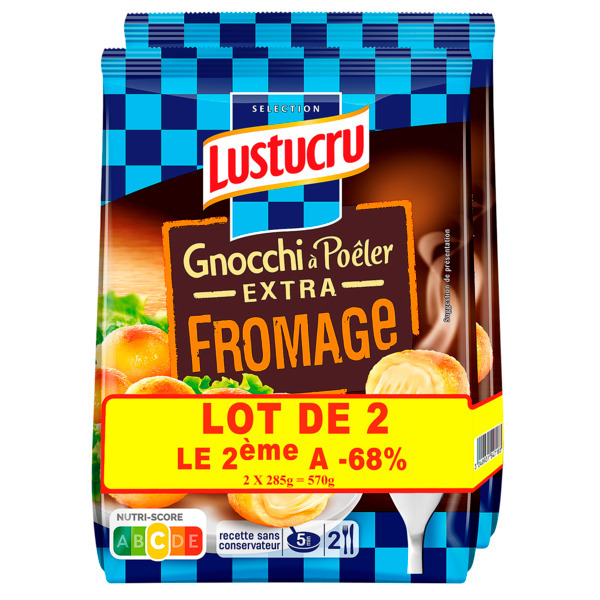 GNOCCHI À POÊLER EXTRA FROMAGE
