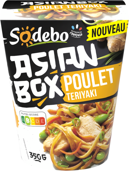  Asianbox Poulet Teriyaki Sodebo code EAN 3242271001615 