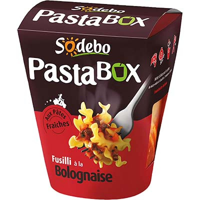 Patabox fusilli à la bolognaise