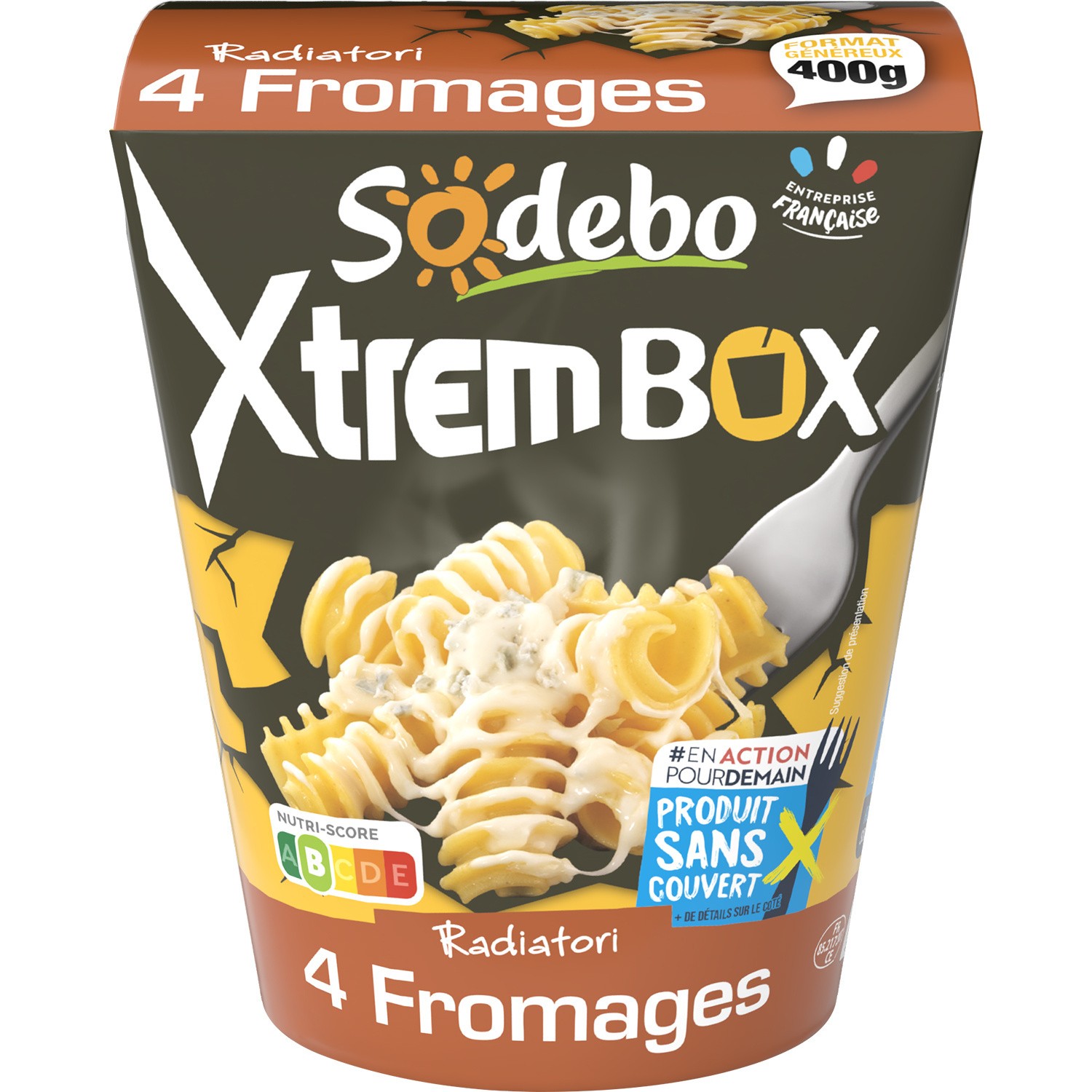 Box Radiatori 4 fromages SODEBO