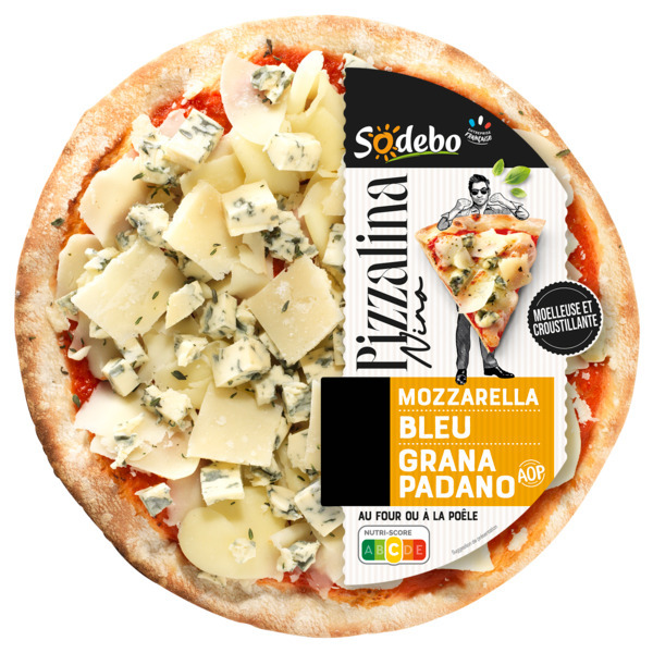 PIZZALINA MOZZARELLA BLEU GRANA PADANO AOP 
