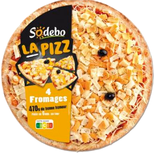  Pizza La Pizz 4 Fromages Sodebo code EAN 3242272504054 