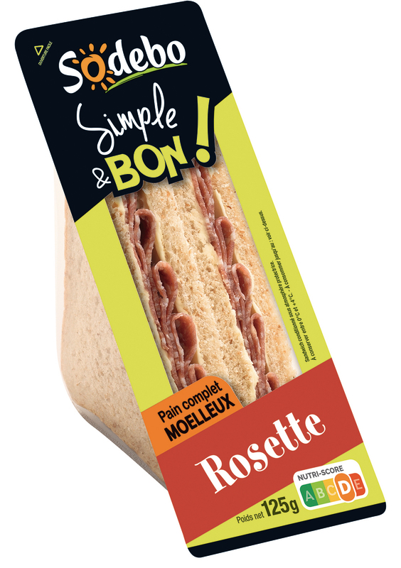 SIMPLE & BON SANDWICH ROSETTE sodebo