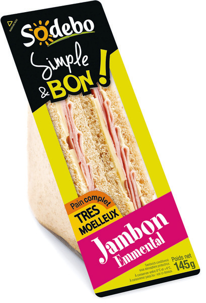 SANDWICH CLUB JAMBON EMMENTAL SODEBO