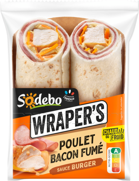 SODEBO SANDWICH WRAPER'S POULET BACON
 code EAN 3242273012053 