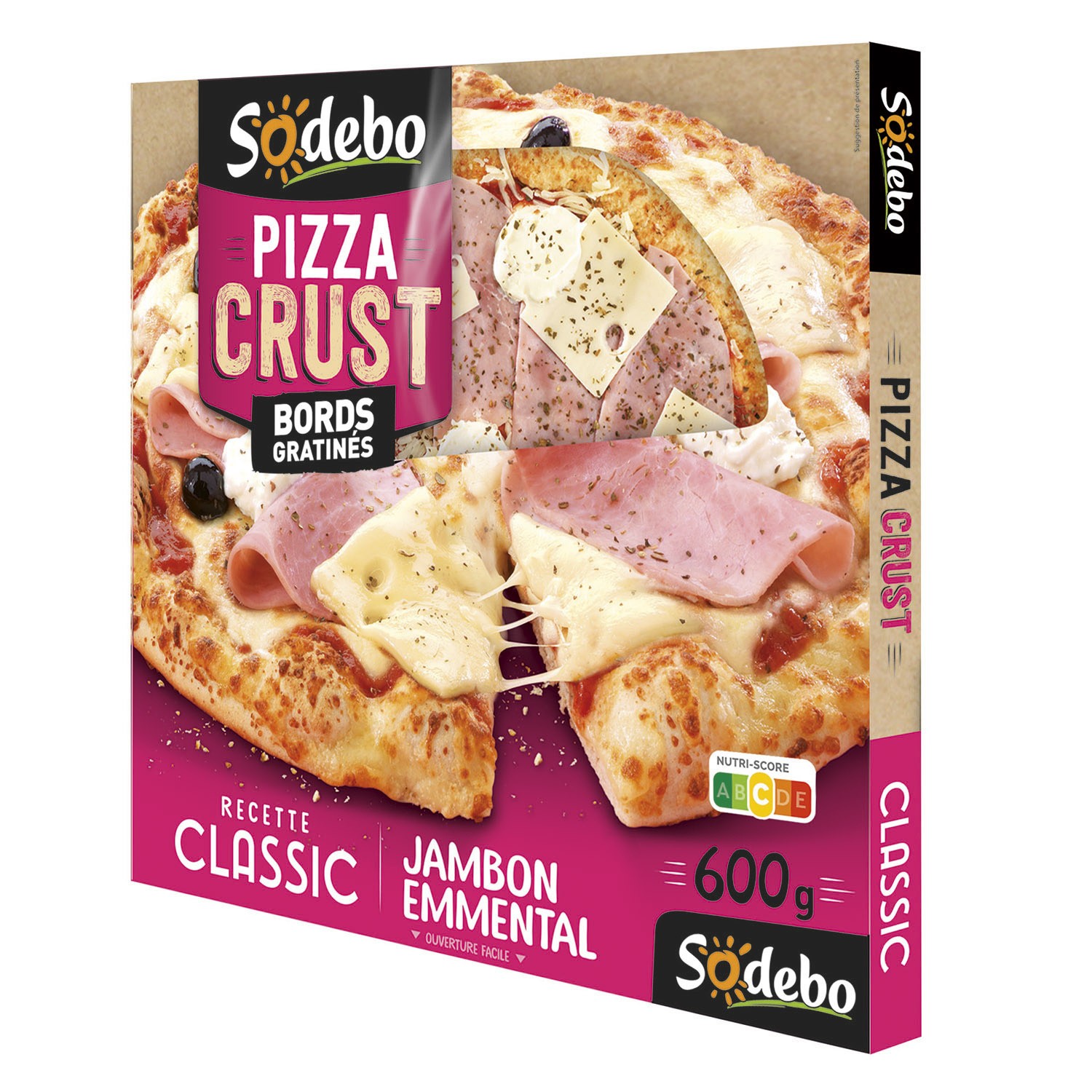 Pizza jambon emmental SODEBO