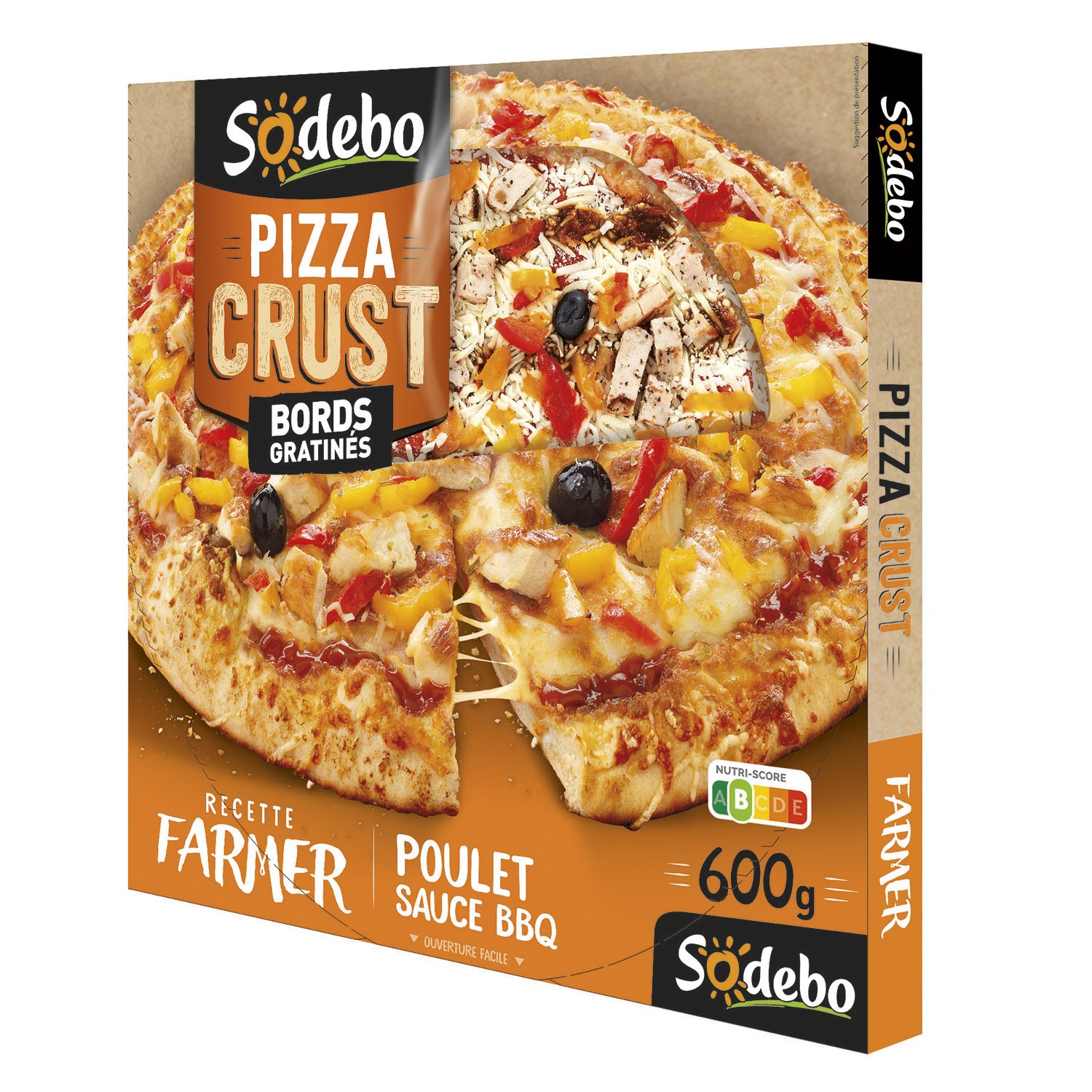 Pizza Farmer poulet sauce BBQ SODEBO