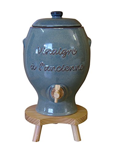 327 vinaigrier à l'ancienne céramique gris