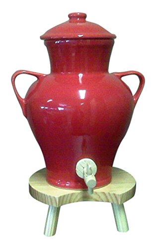 215 vinaigrier céramique rouge flamboyant 4 l