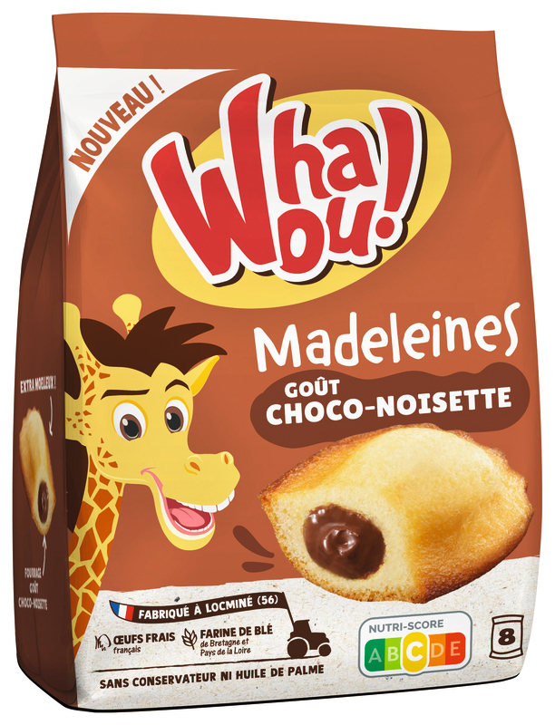 MADELEINES GOÛT CHOCO-NOISETTE Whaou!