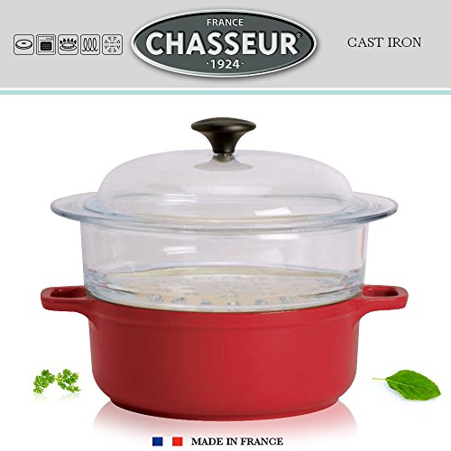 Chasseur - fonte cuiseur vapeur 20 cm - rubis code EAN 3244334020588 