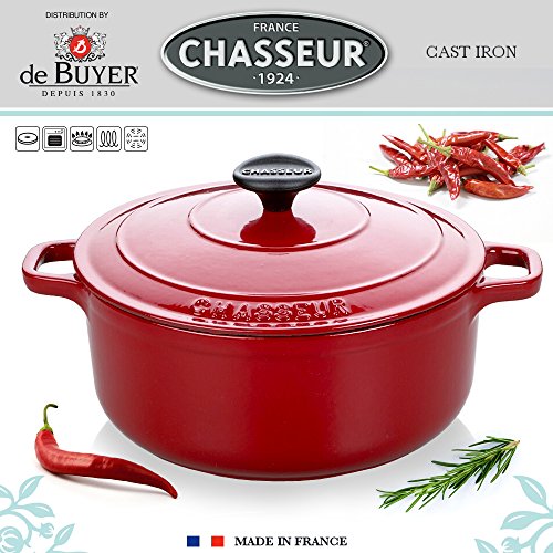 - cocotte ronde 32 cm - rouge