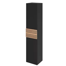  Colonne de salle de bains à suspendre ouverture gauche Archi noir mat H. 160 x L. 35 cm code EAN 3244550568994 