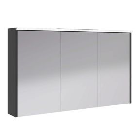  Armoire de salle de bains éclairante avec miroir Archi noir mat 120 cm code EAN 3244550569113 
