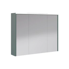 Armoire de salle de bains éclairante LED vert toundra avec miroir l.90 x H.70 x P.18 cm, Decotec Archi code EAN 3244550691753 