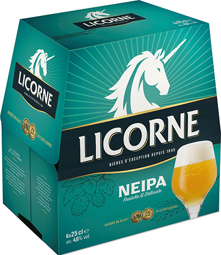 Licorne Neipa BIÈRE D'ALSACE code EAN 3244850006455 