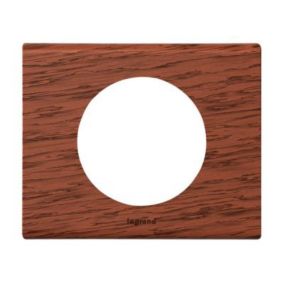 Plaque de finition simple Legrand Céliane acajou 3245060692216 