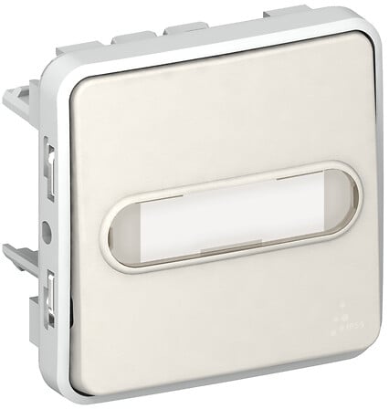 Poussoir porte-étiquette lumineux -voyant fourn...