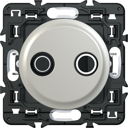 LEGRAND Prise TV-FM passage couleur titane à co...