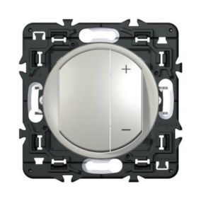 Mécanisme d'interrupteur variateur de lumière Legrand Céliane titane 300W 3245060997854 