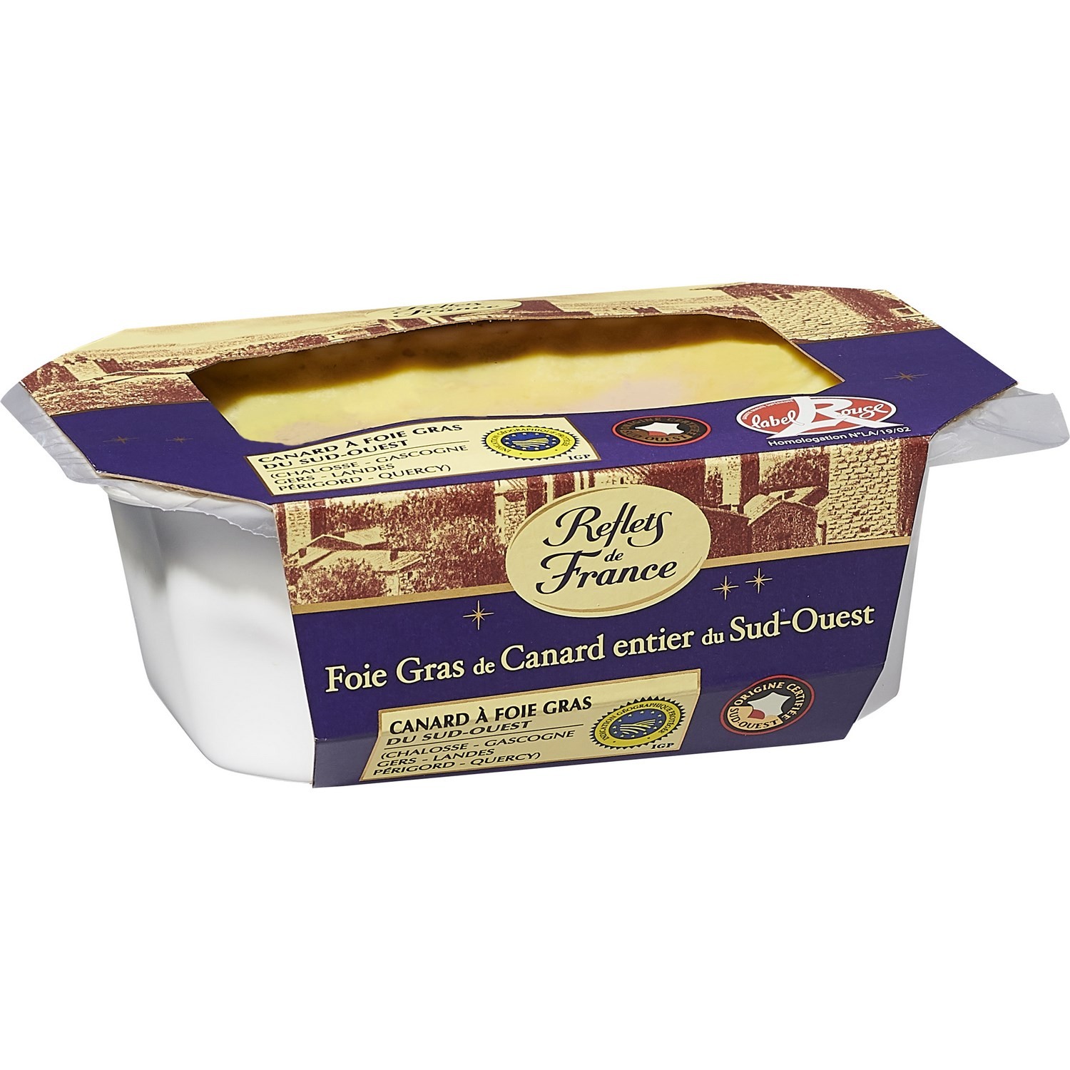 Foie gras Canard entier Sud-Ouest Label Rouge R...