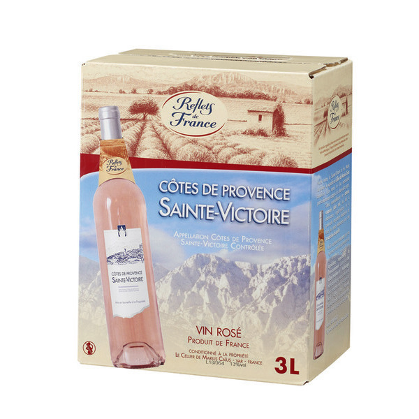  A.O.P. Côtes-de-Provence Sainte-Victoire rosé Reflets de France  3245390244772