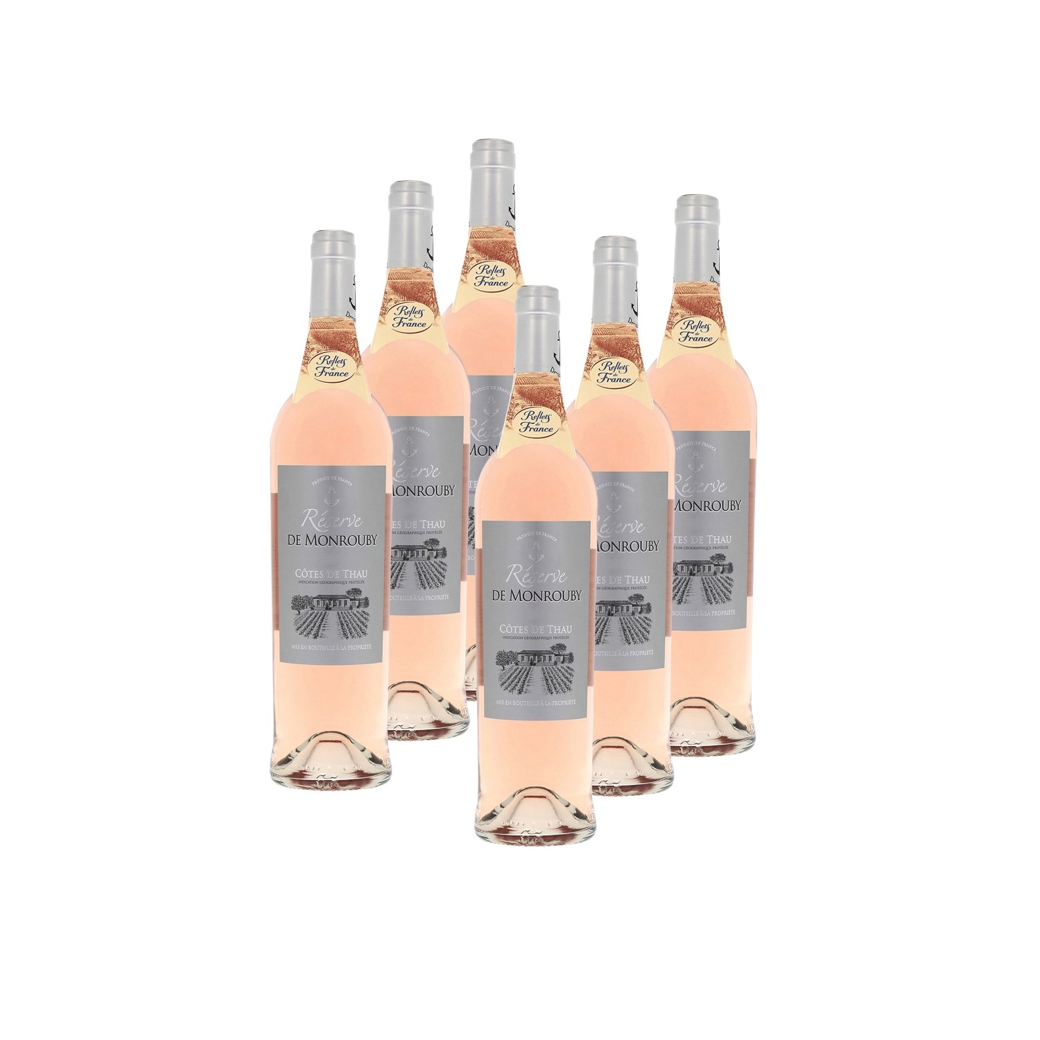 Vin rosé Languedoc Roussillon I.G.P. 3245390246721 REFLETS DE FRANCE Vin rosé Languedoc Roussillon I.G.P. 3245390246721 REFLETS DE FRANCE