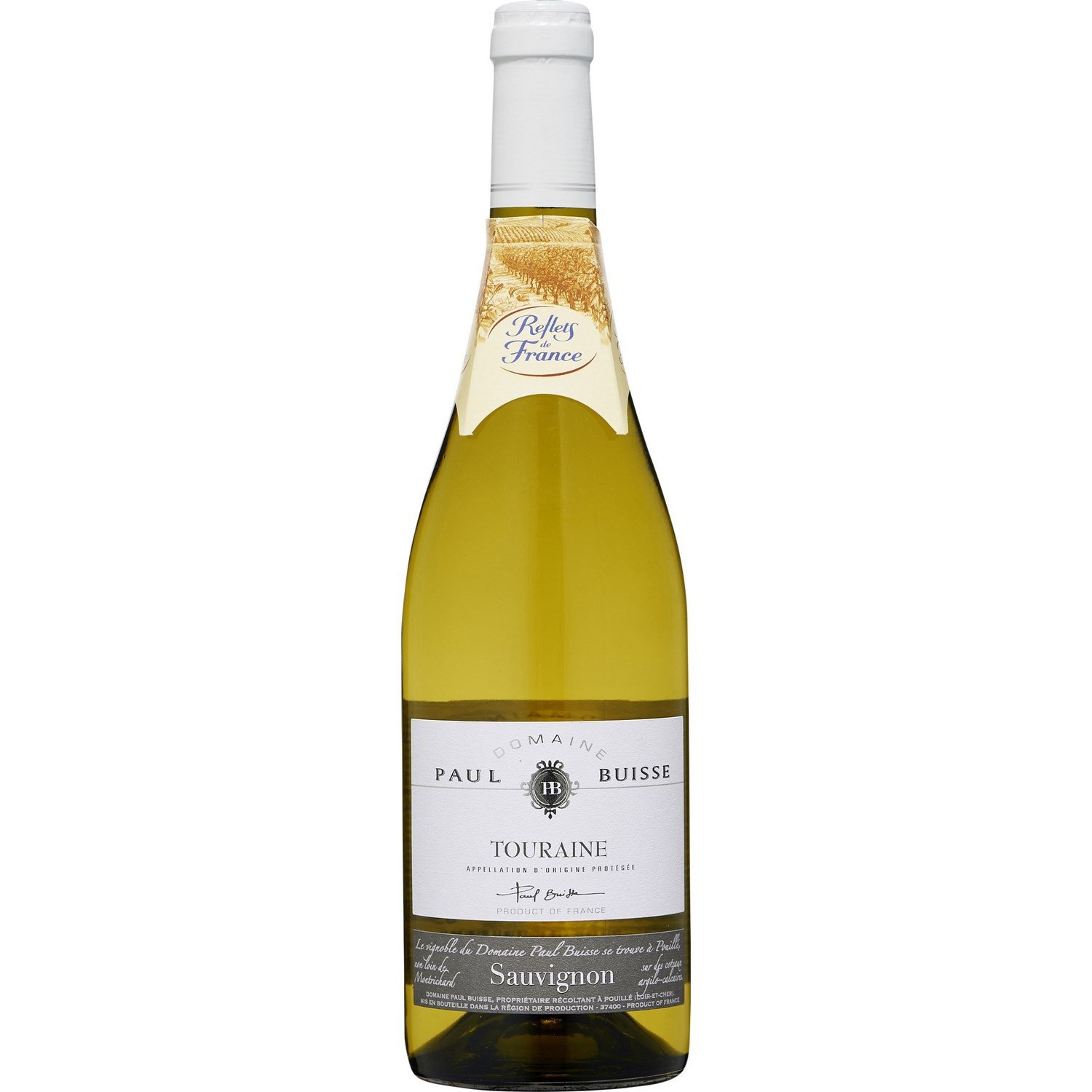 REFLETS DE FRANCE Vin blanc Touraine Sauvignon DOMAINE PAUL BUISSE RDF code EAN 3245390248992 