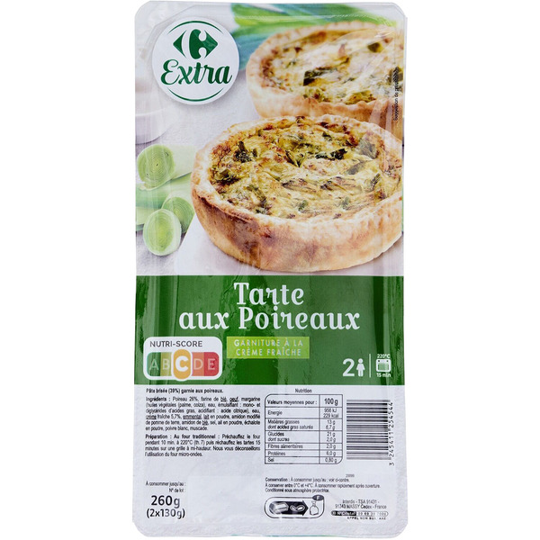 Tarte aux poireaux