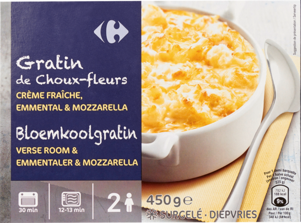 Gratin de Choux-fleurs 3245411442132 CARREFOUR