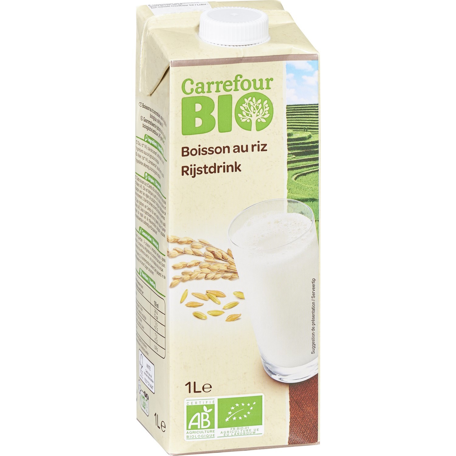 Boisson bio au riz CARREFOUR BIO